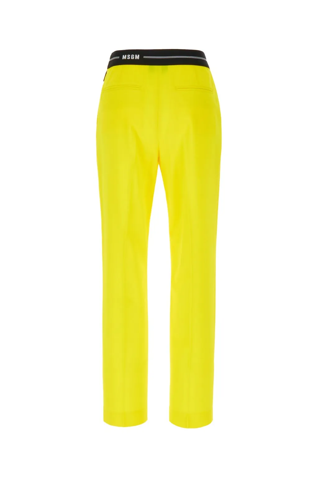 Logo Waistband Tapered Trousers