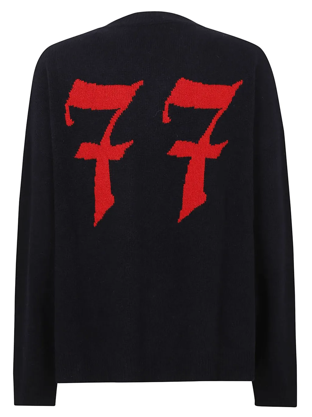 Logo Intarsia Long-Sleeved Jumper