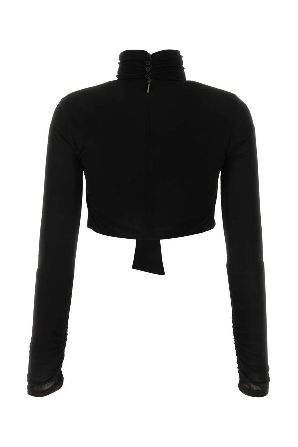 Cut Out Detailed Cropped Top