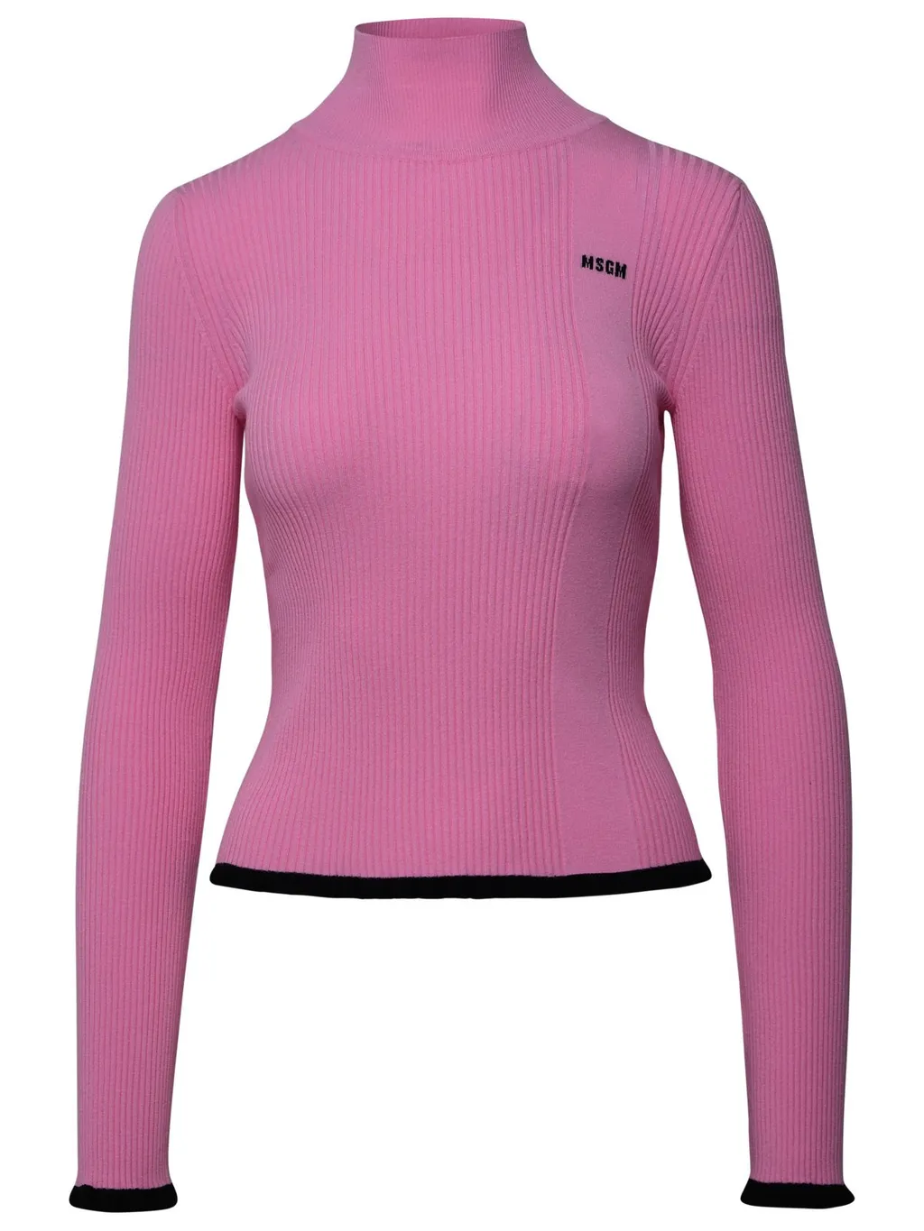 High-Neck Knitted Jumper