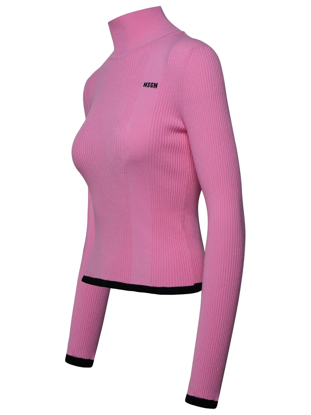 High-Neck Knitted Jumper