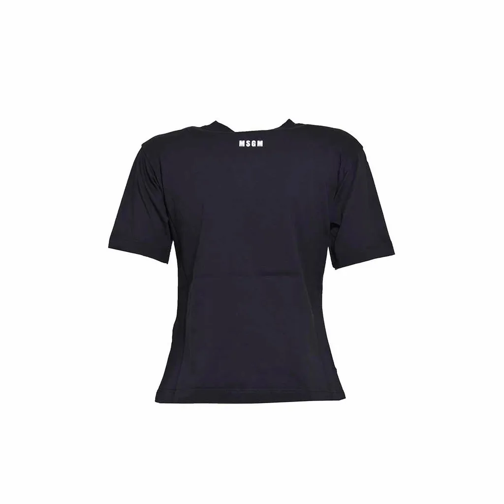 Short Sleeved Crewneck Embellished T-Shirt