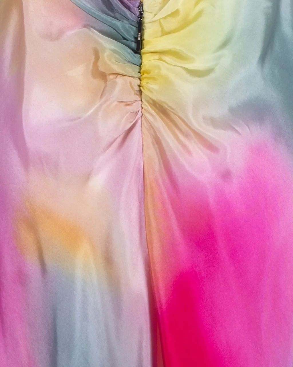 Watercolour Cowl Neck Maxi Dress