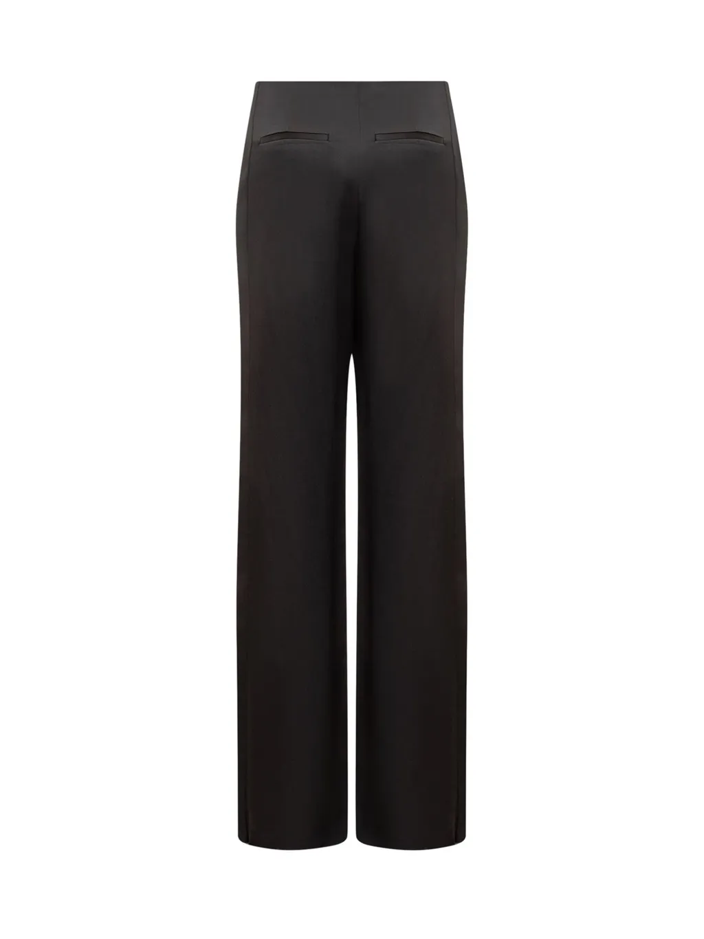 High-Waist Long Length Satin Pants