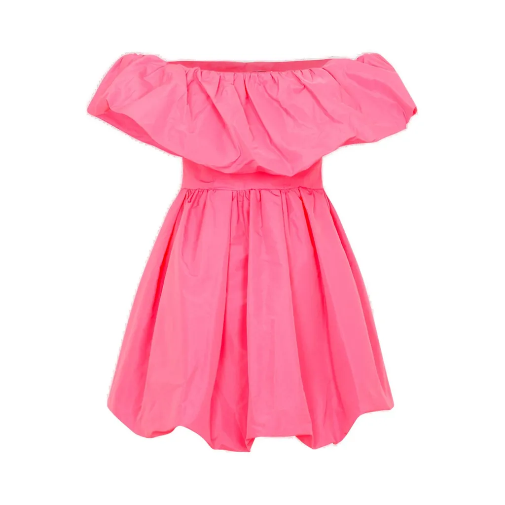 Ruffle Detailed Off Shoulder Dress