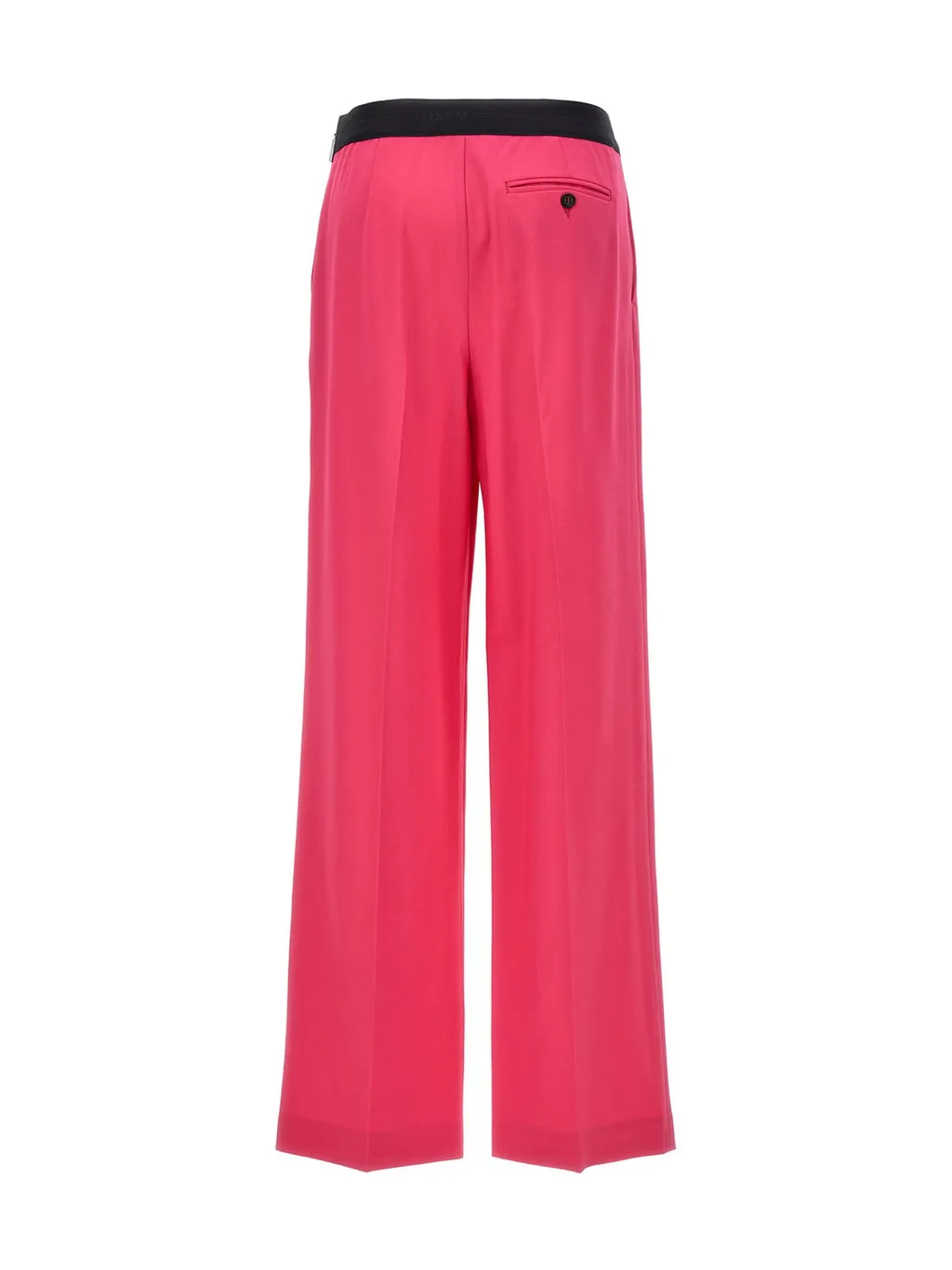 Logo-Waistband Pleated Trousers