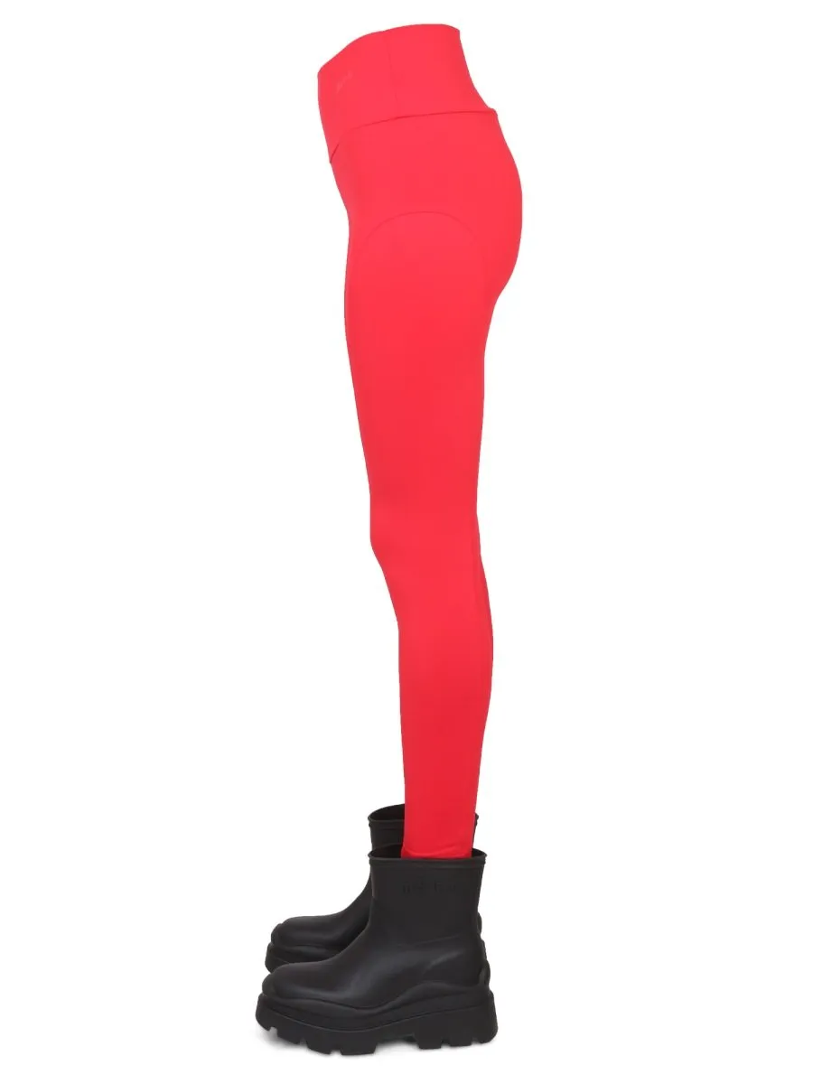 Logo Detailed High Waist Leggings