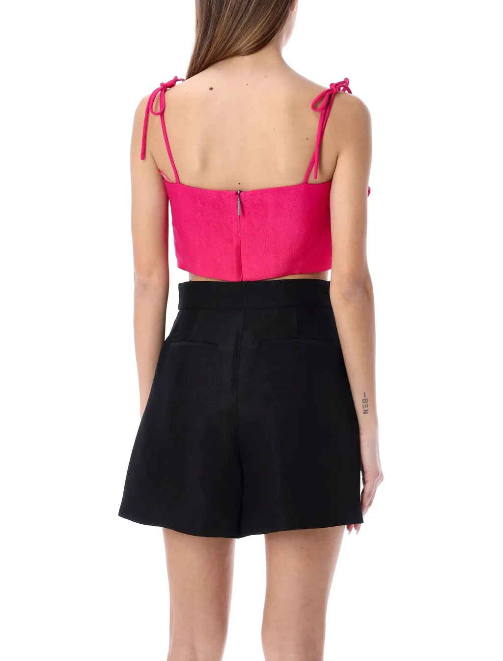 Bow Detailed Spaghetti Straps Top
