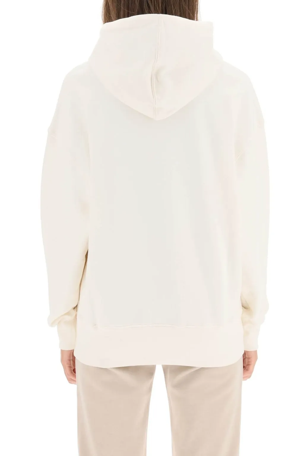 Logo Embossed Drawstring Hoodie