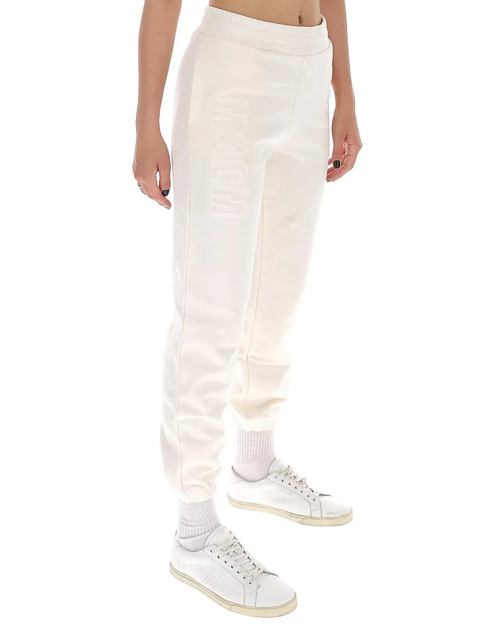 Logo Embossed Elasticated Waistband Sweatpants