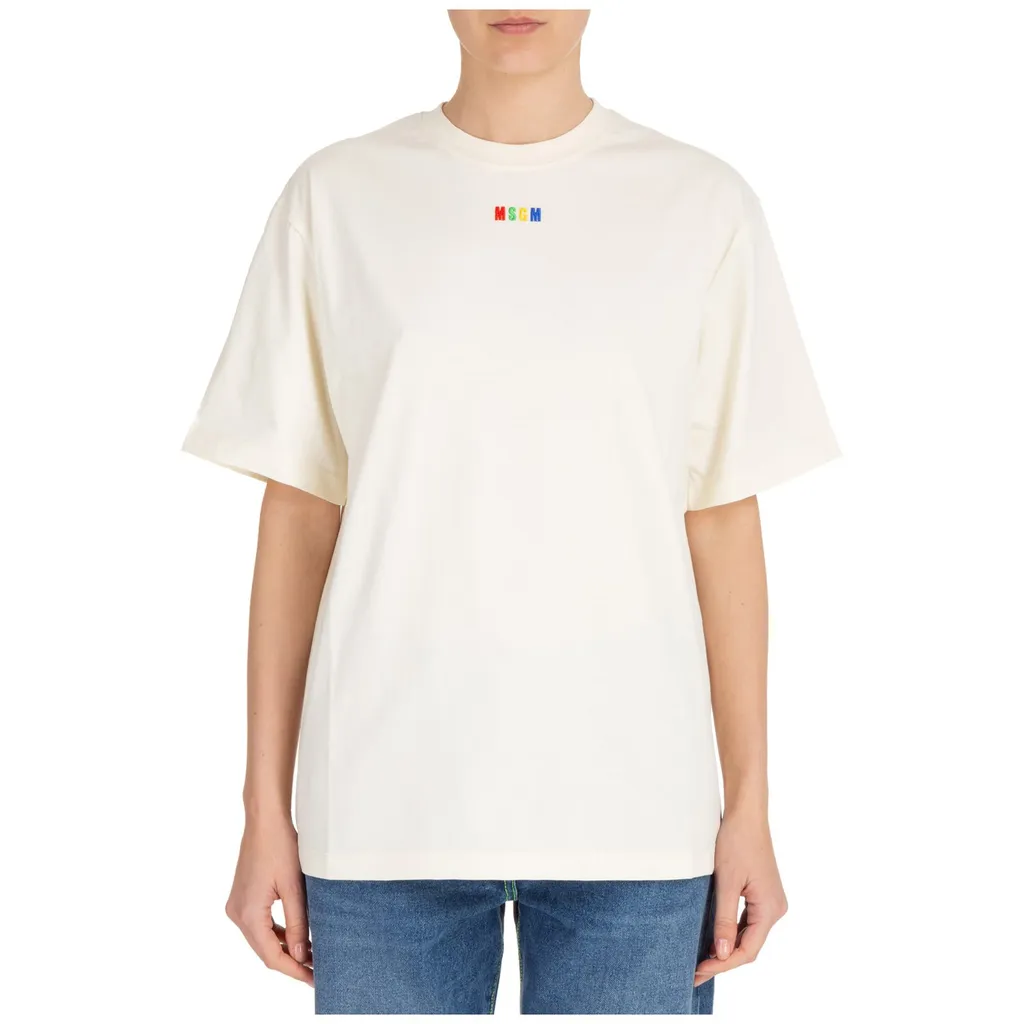 Logo Embroidered Crewneck T-Shirt