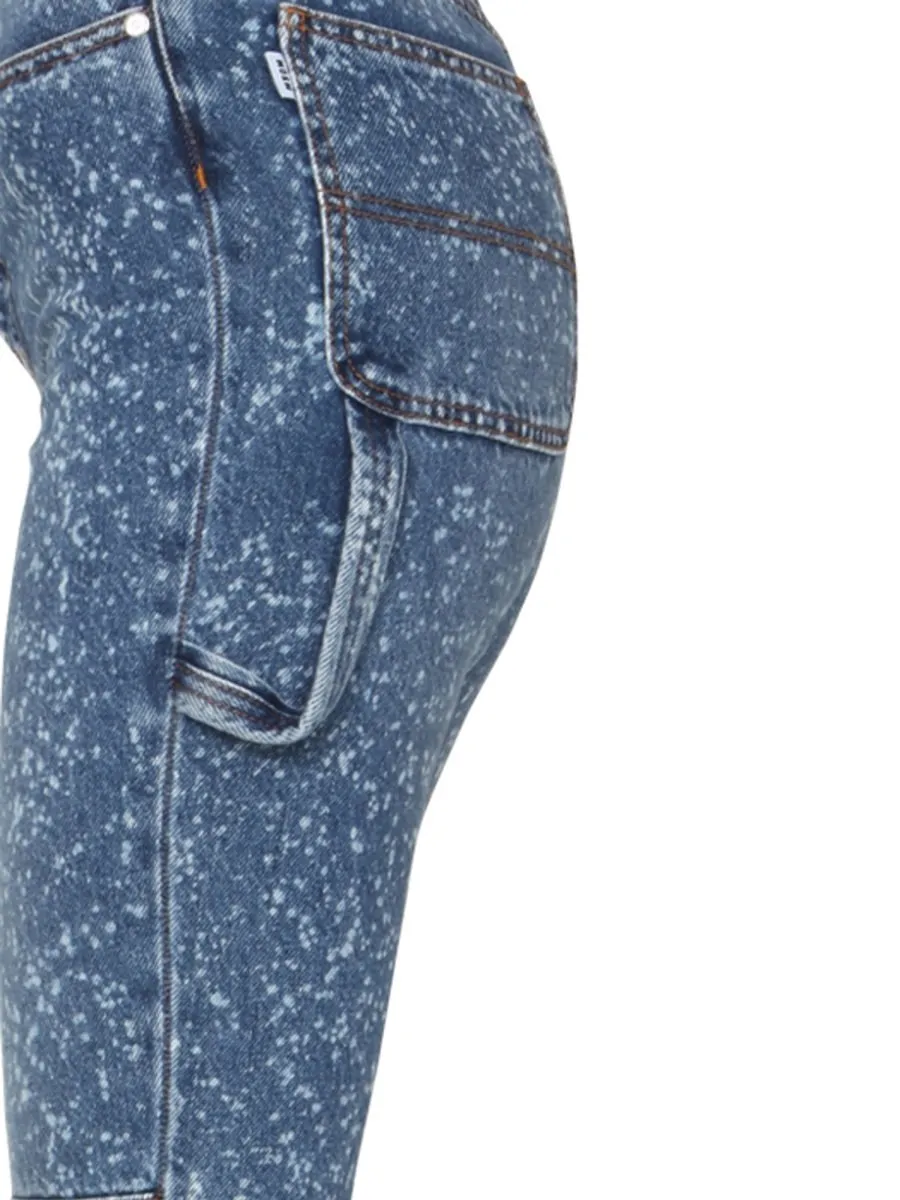 Paint Splatter Skinny Jeans