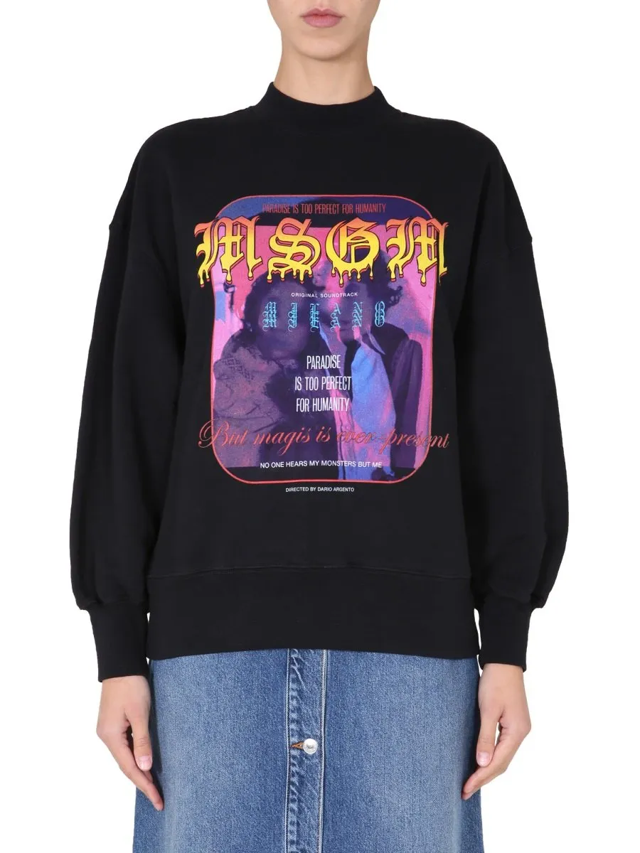 X Dario Argento Quote Print Sweatshirt