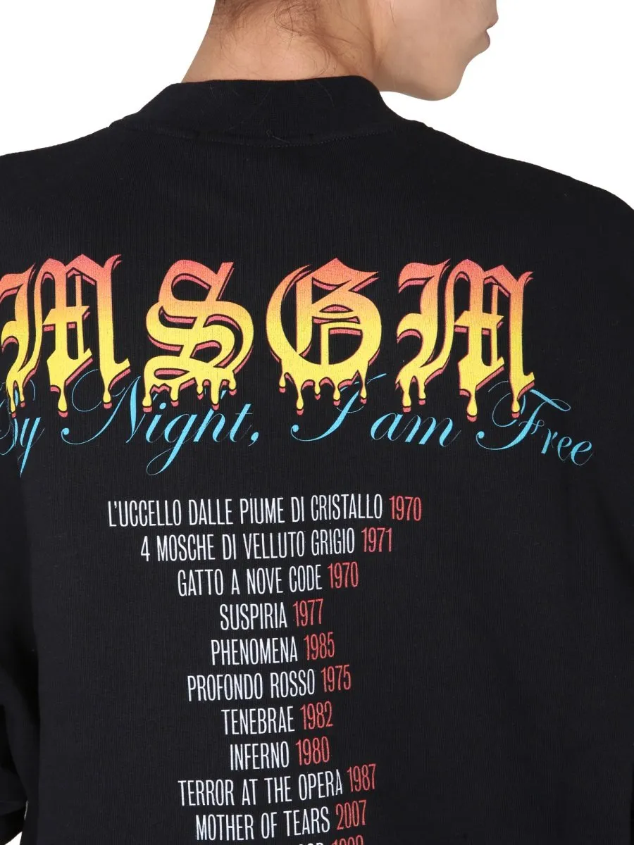 X Dario Argento Quote Print Sweatshirt