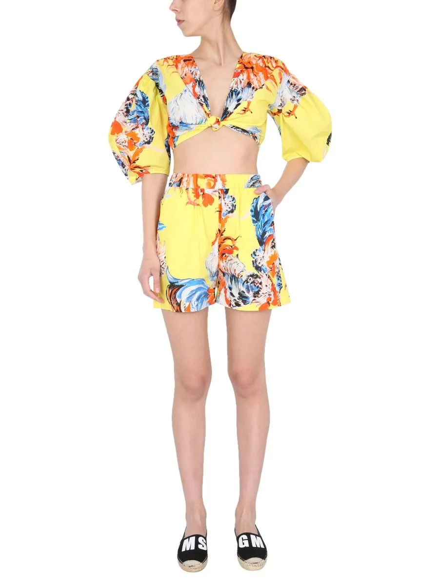 Printed Bermuda Shorts
