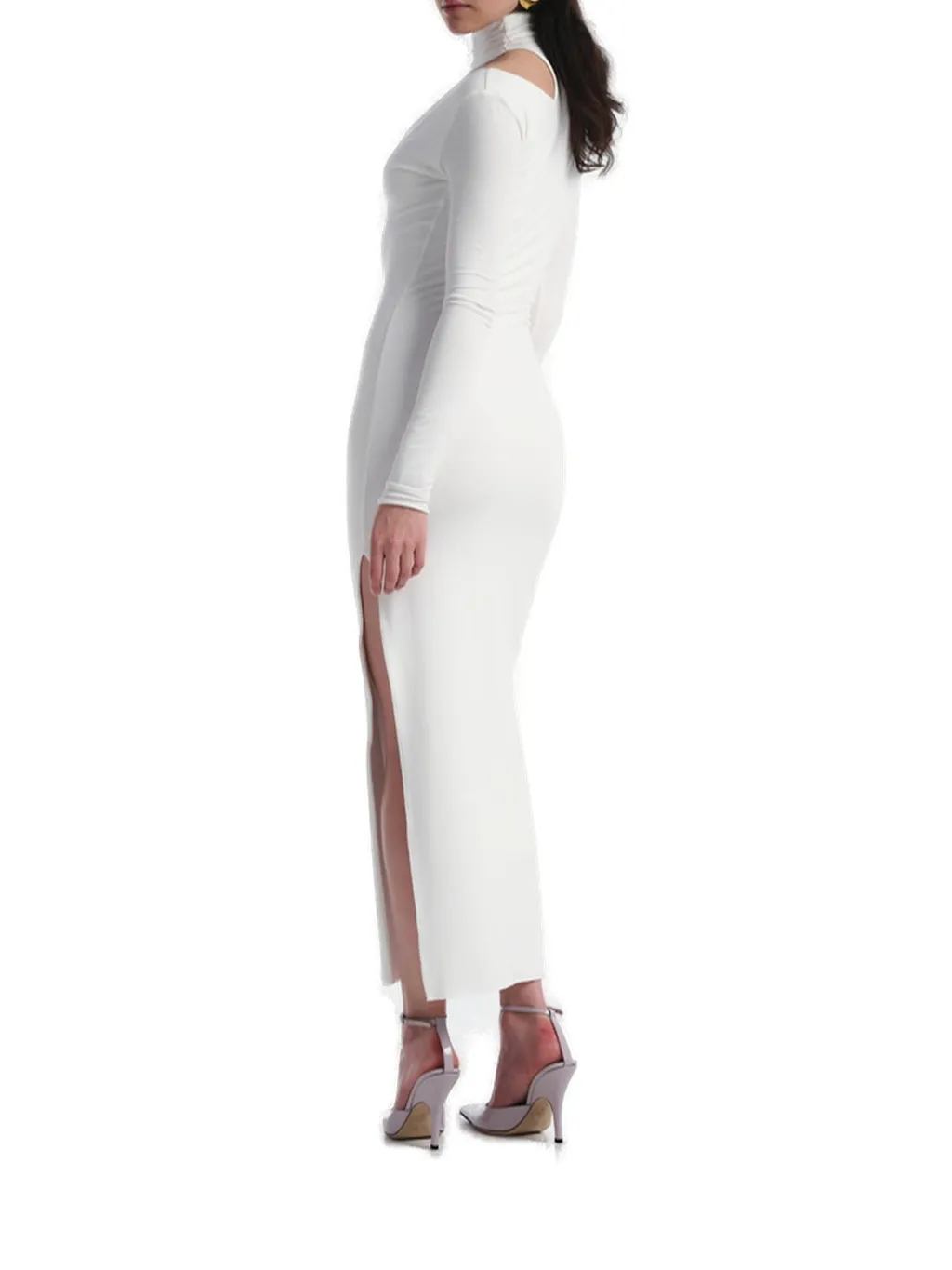 Bambina On A Saturday Night Cut-Out Side-Slit Dress