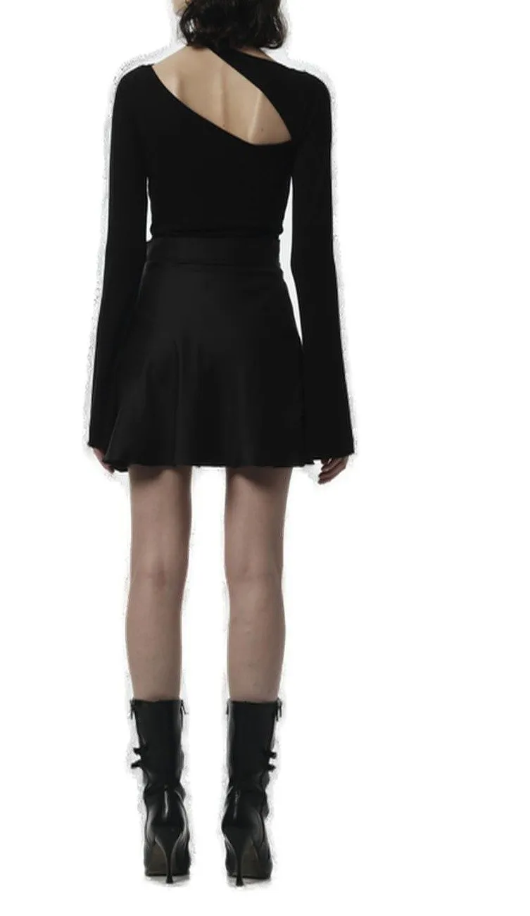 Sandy Cut Out Detailed Long Sleeved Blouse
