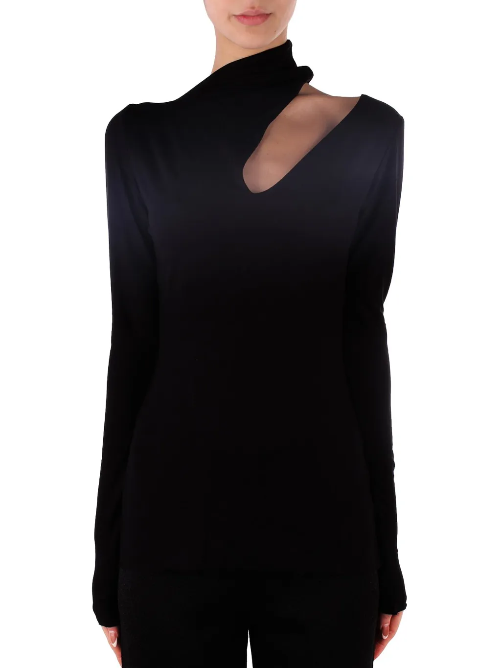 Bambina Long Sleeved Cut-Out Detailed Blouse