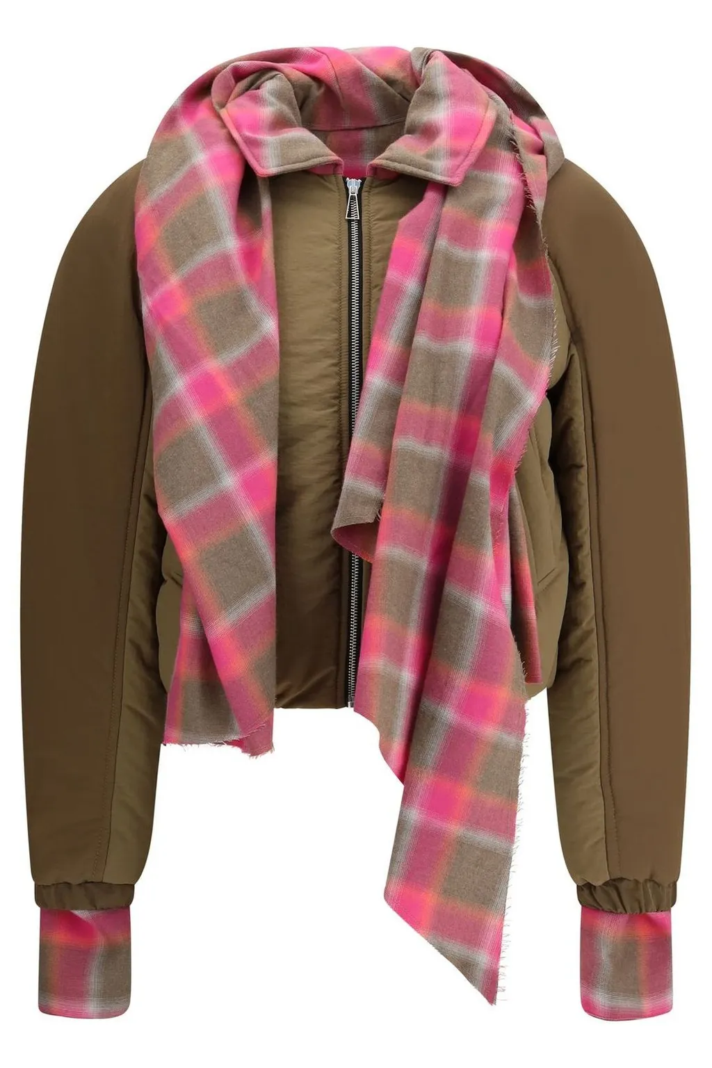 Maxi Scarf Puffer Jacket