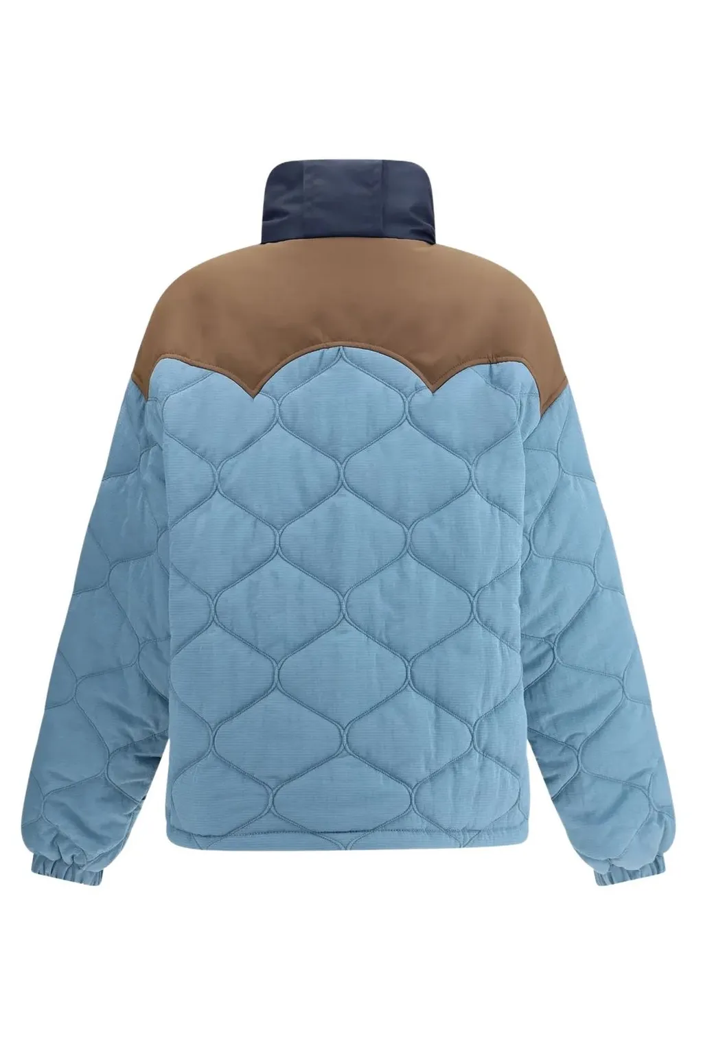 Quilted Double-Breasted Jacket