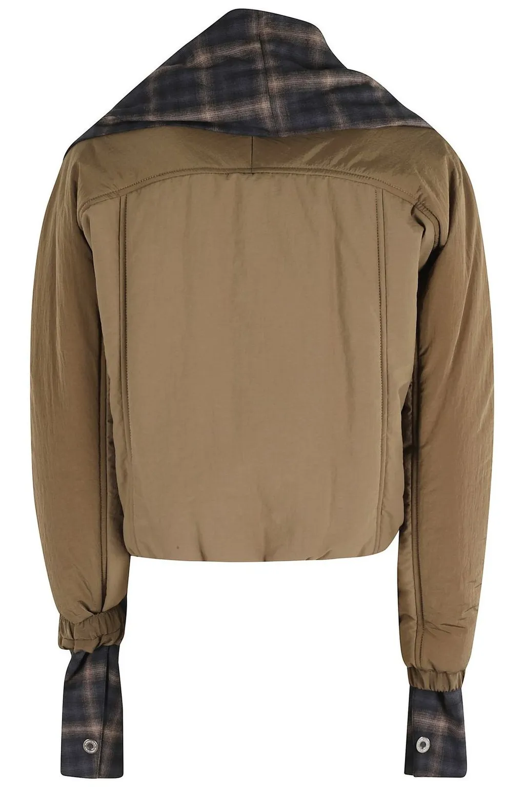 Kirsten Plaid-Trim Jacket