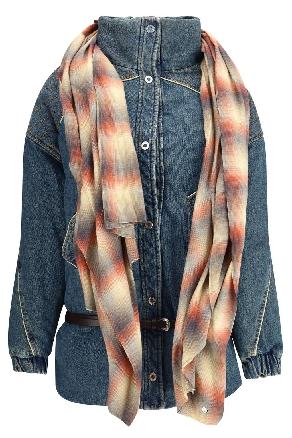 Amy Quilted Denim Jacket