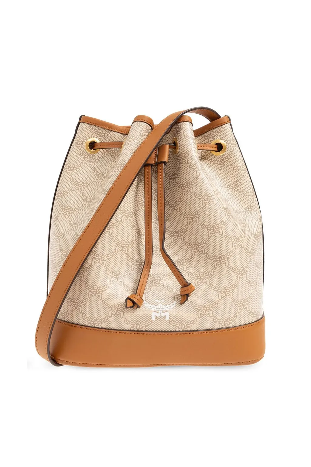 Dessau Logo Printed Drawstring Bucket Bag