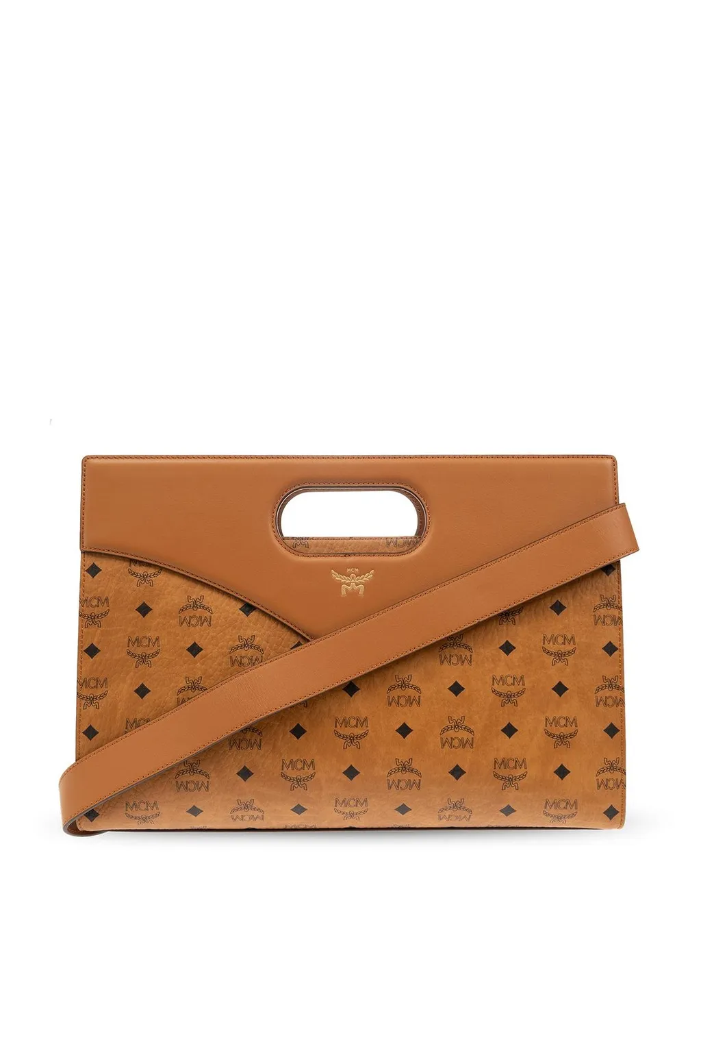 Medium Diamond Visetos Top Handle Bag