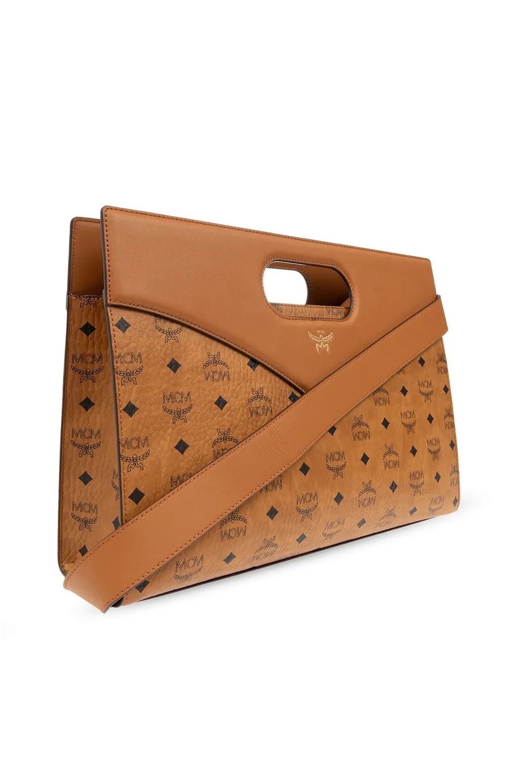 Medium Diamond Visetos Top Handle Bag