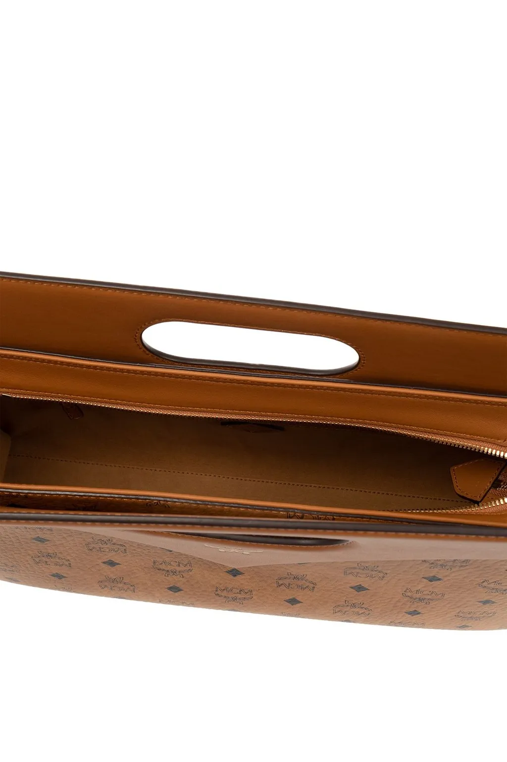 Medium Diamond Visetos Top Handle Bag
