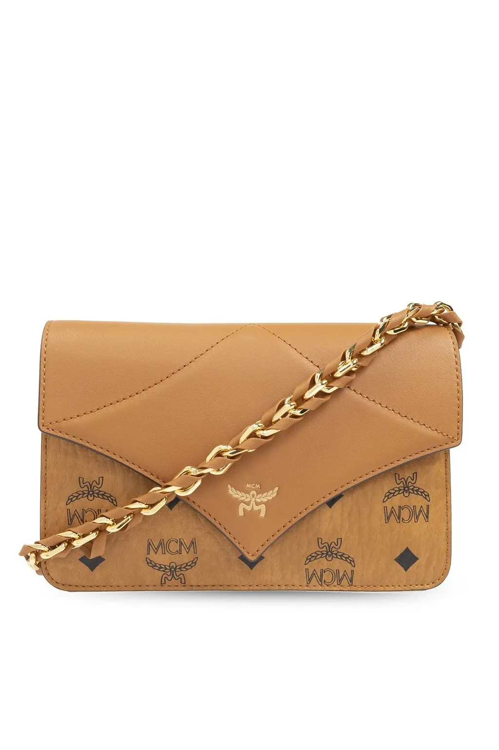 Diamond Visetos Foldover Top Mini Shoulder Bag