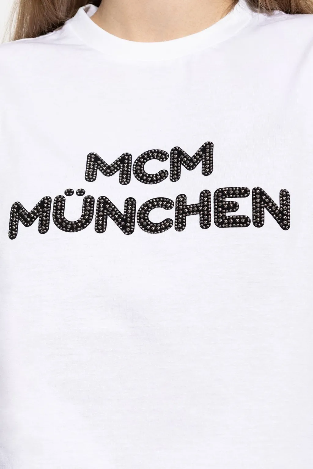 Logo Stud-Embellished Crewneck T-Shirt