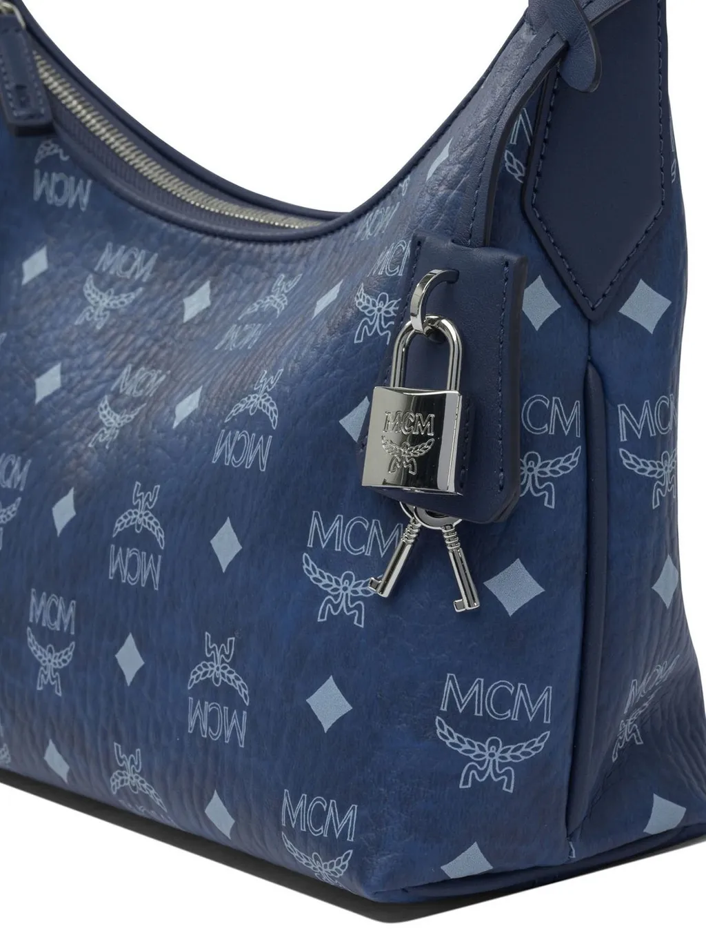 Small Aren Visetos Zipped Crossbody Bag