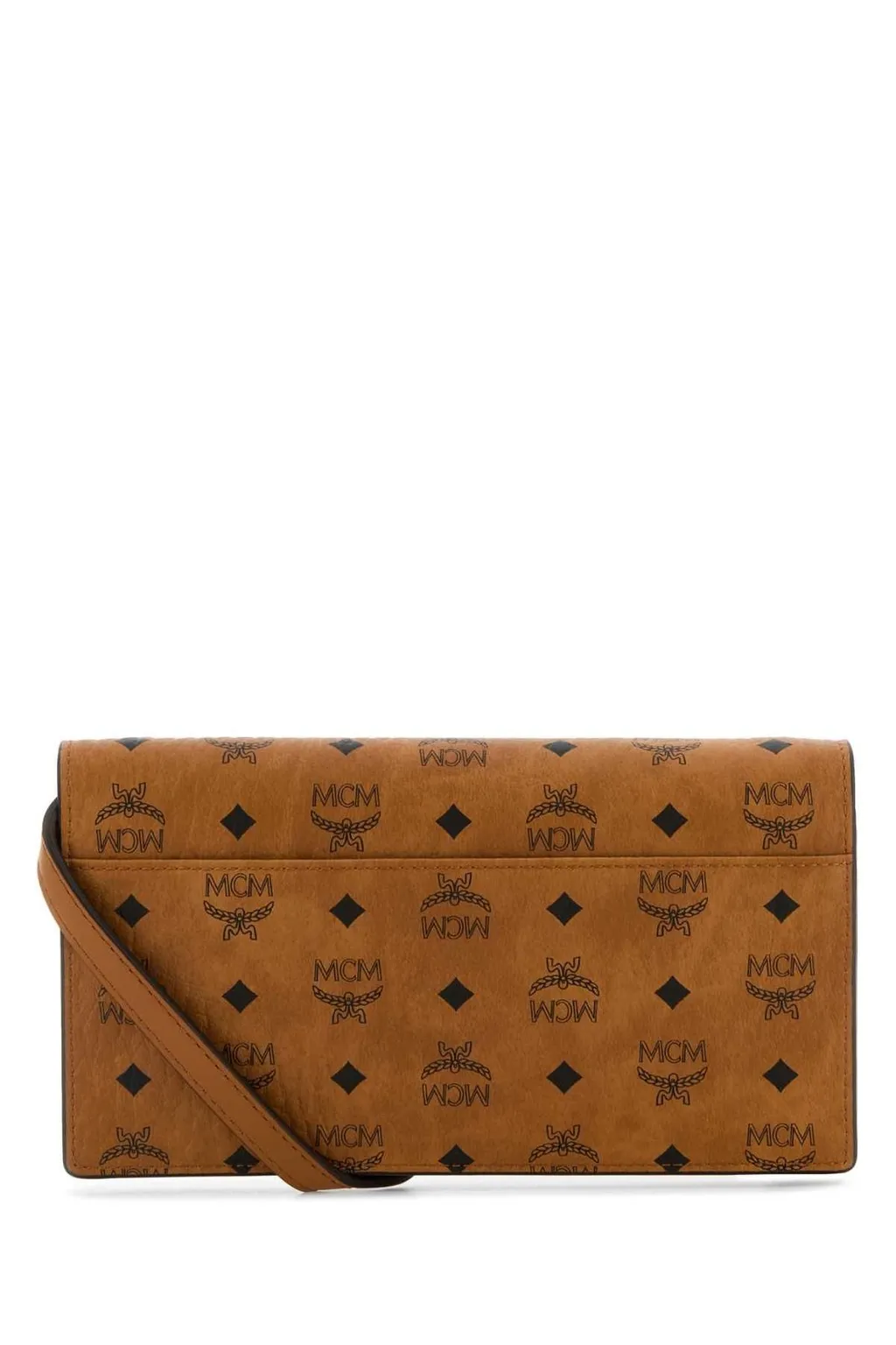 Monogram Printed Foldover Top Crossbody Bag