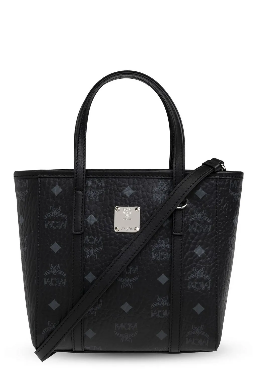 Monogrammed Logo Plaque Tote Bag