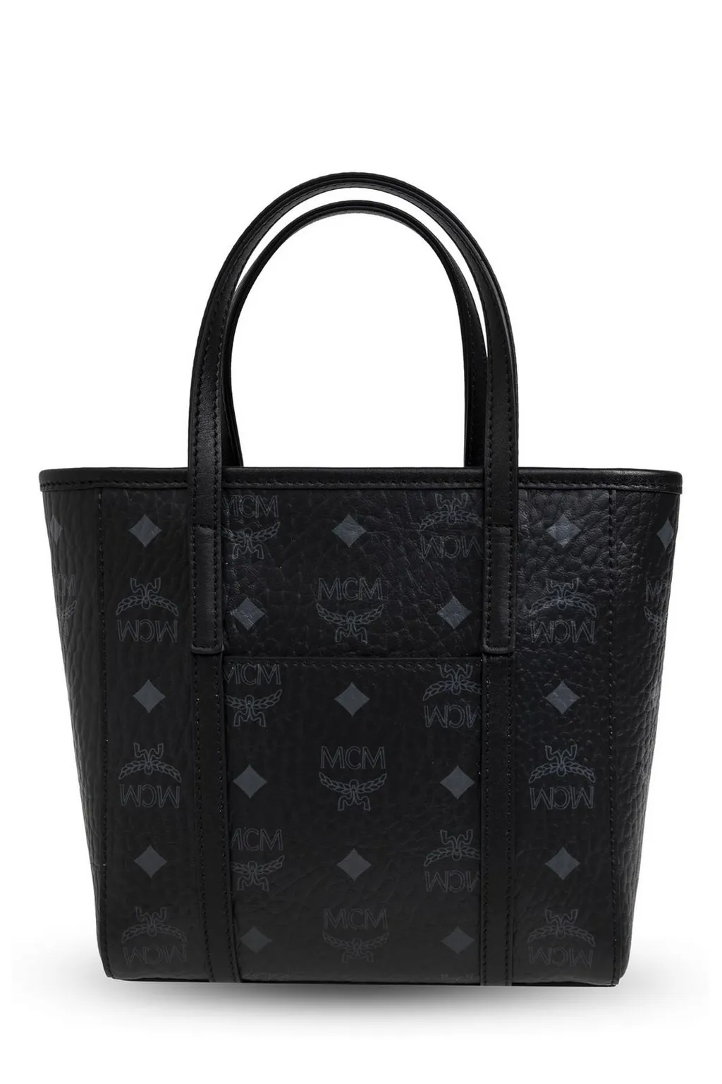 Monogrammed Logo Plaque Tote Bag