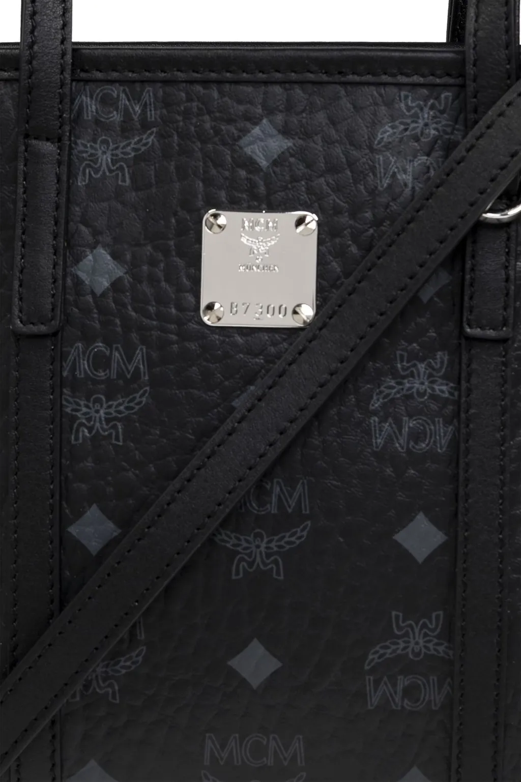 Monogrammed Logo Plaque Tote Bag