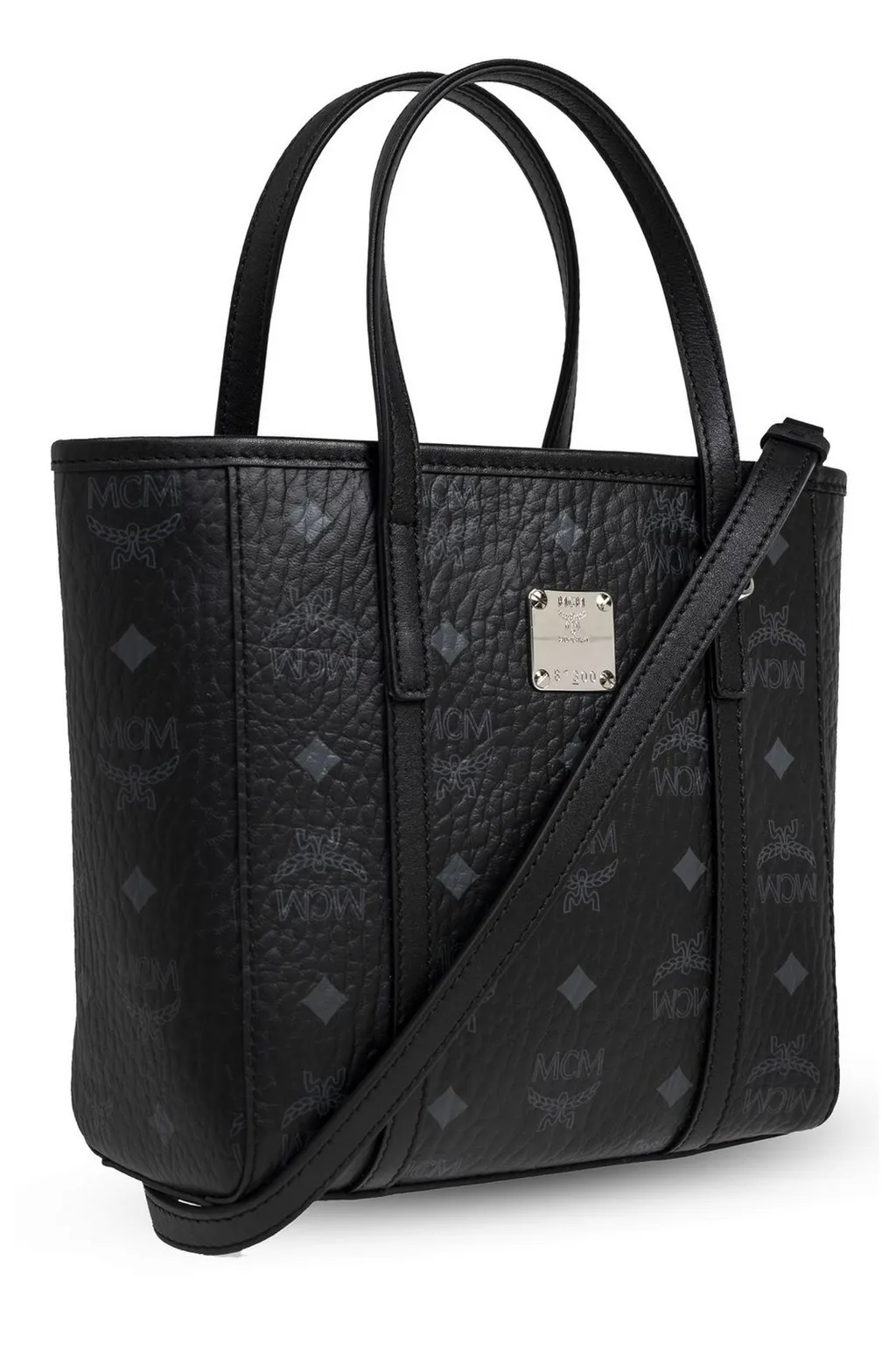 Monogrammed Logo Plaque Tote Bag
