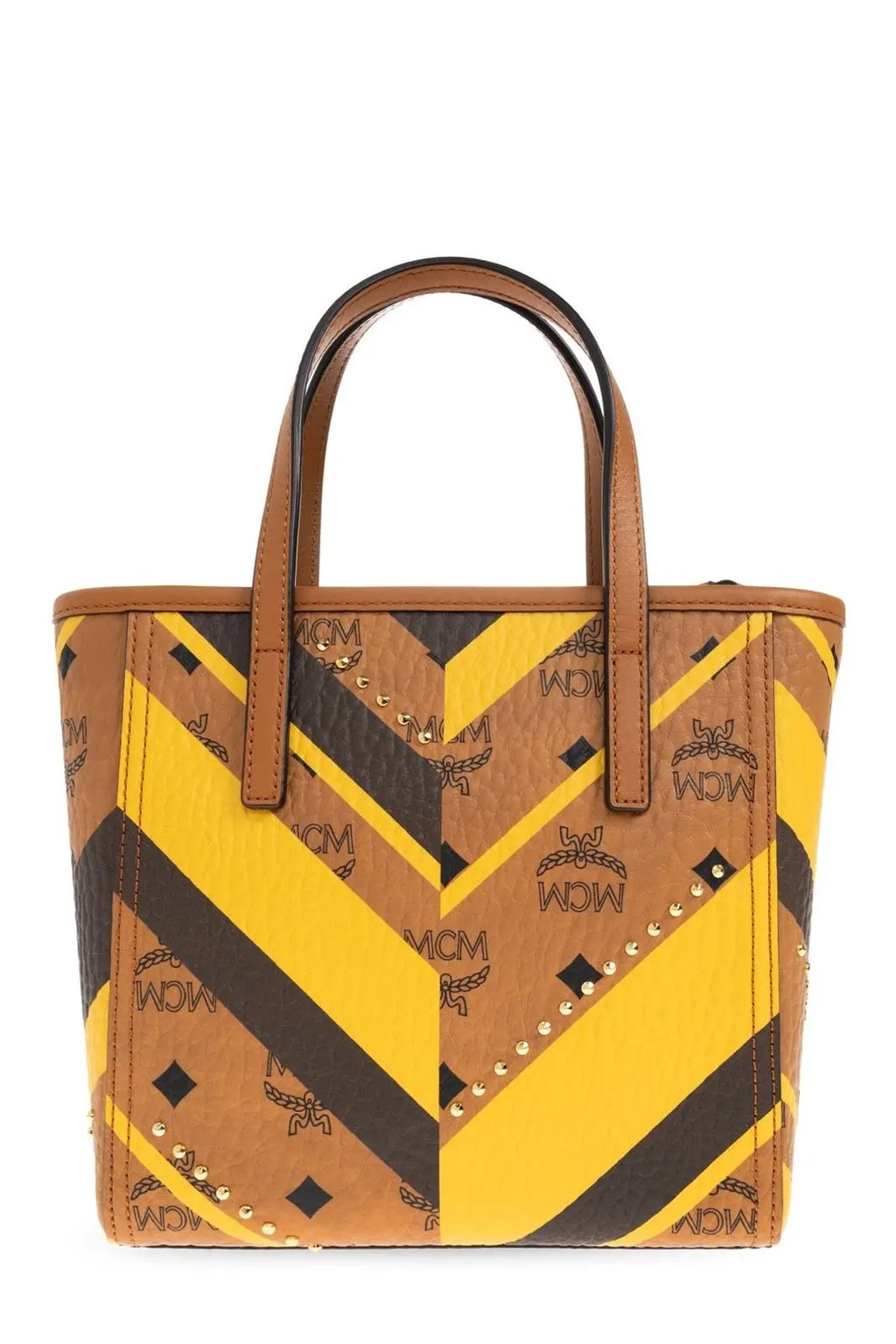 Stud Embellished Tote Bag