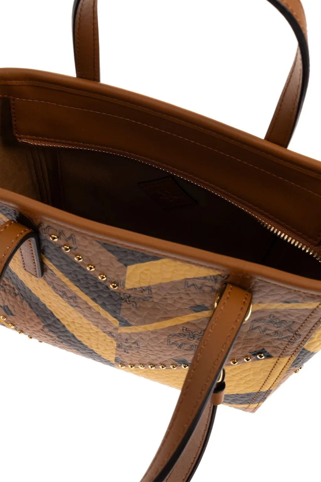 Stud Embellished Tote Bag