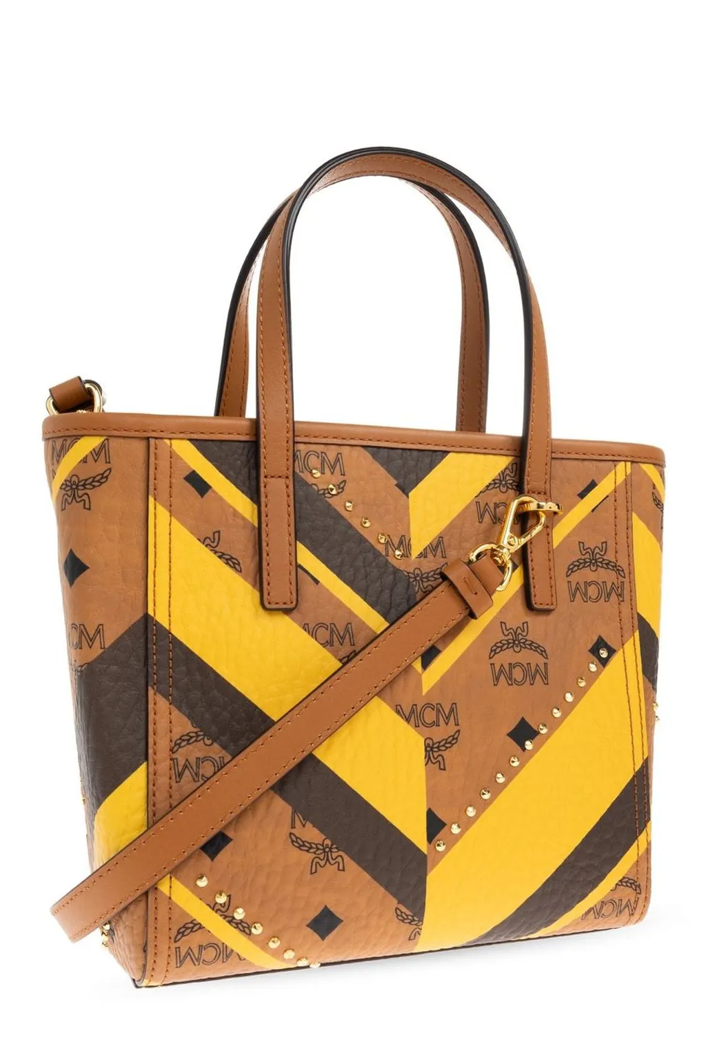 Stud Embellished Tote Bag