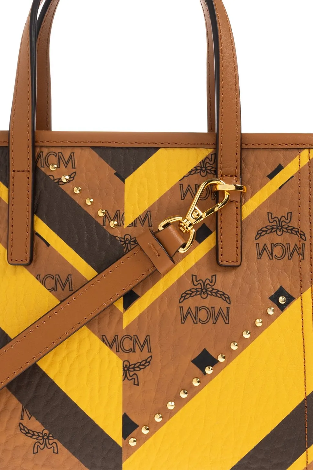 Stud Embellished Tote Bag
