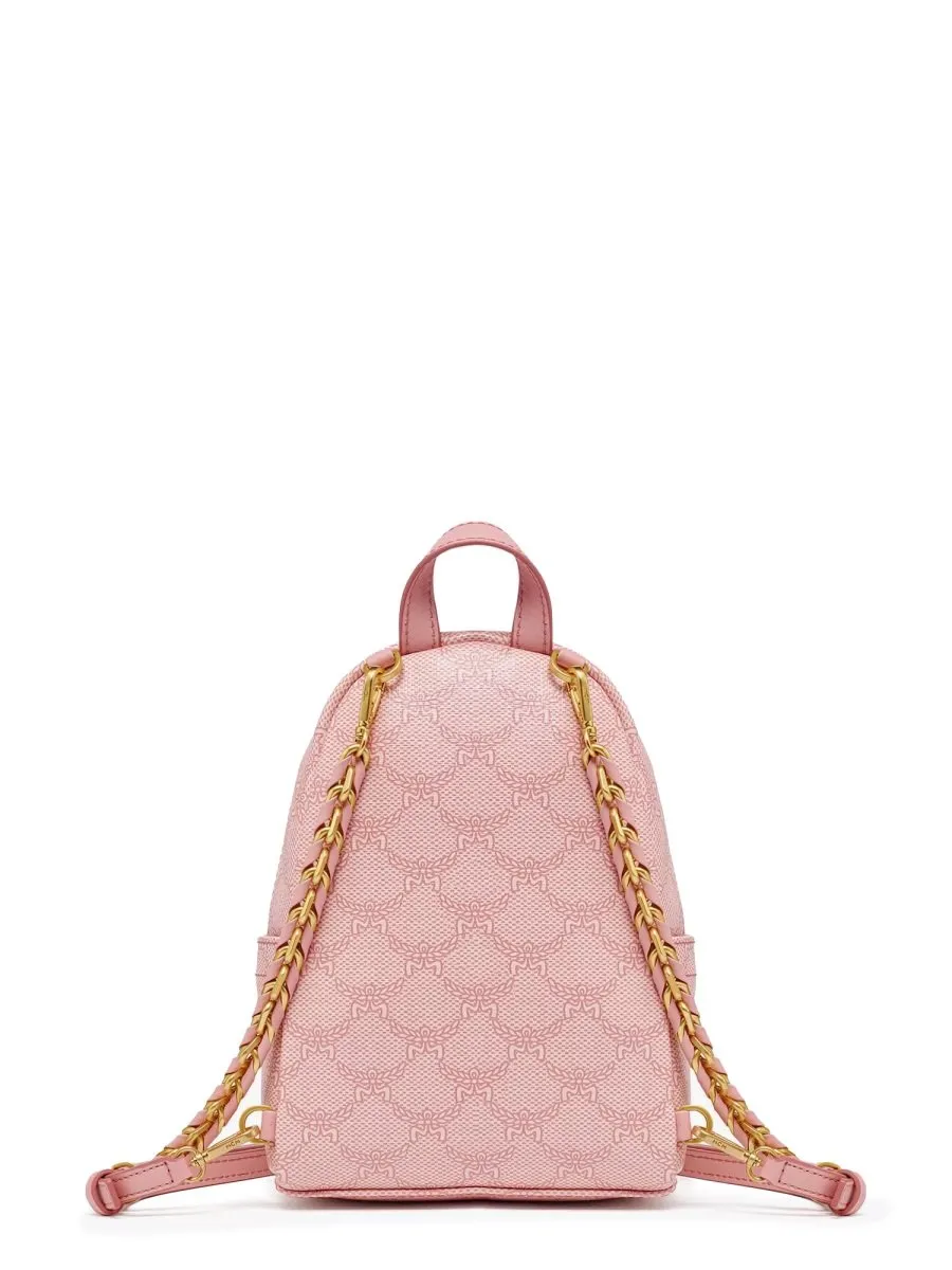 Stark Lauretos Monogram Zipped Small Backpack
