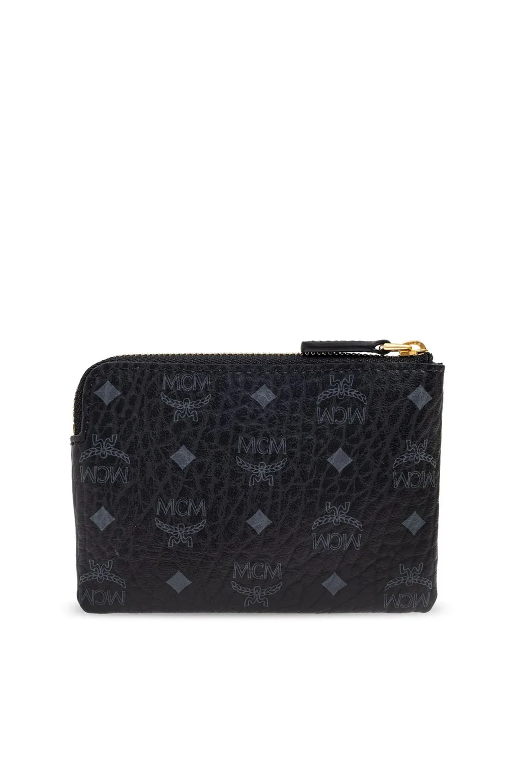 Logo Plaque Zipped Cardholder