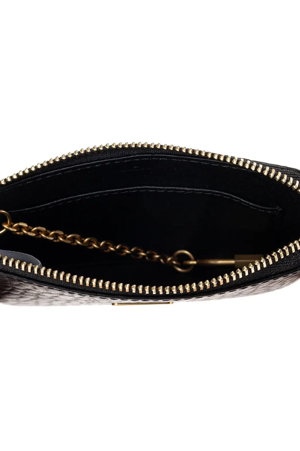 Logo Plaque Zipped Cardholder