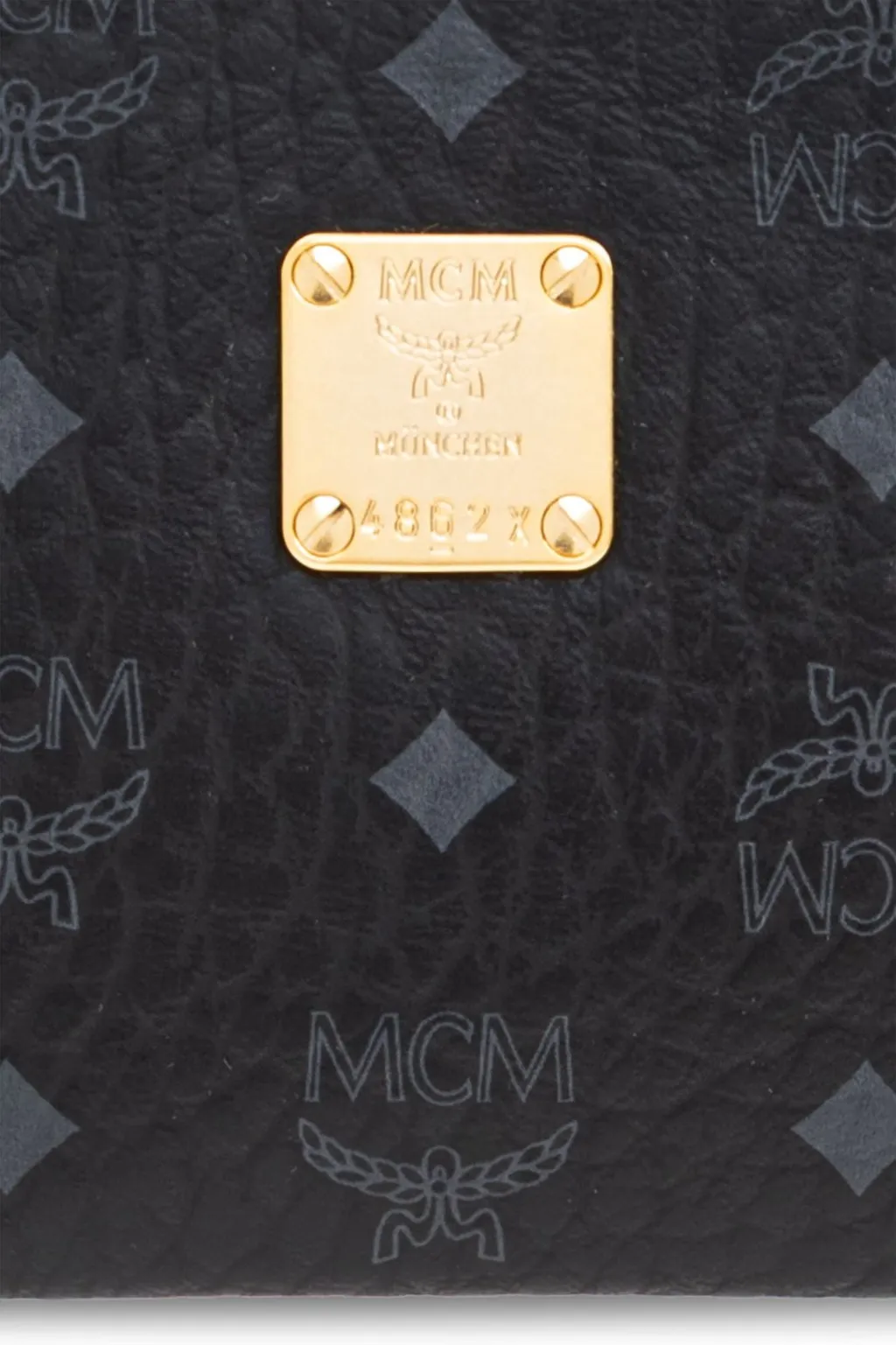 Logo Plaque Zipped Cardholder
