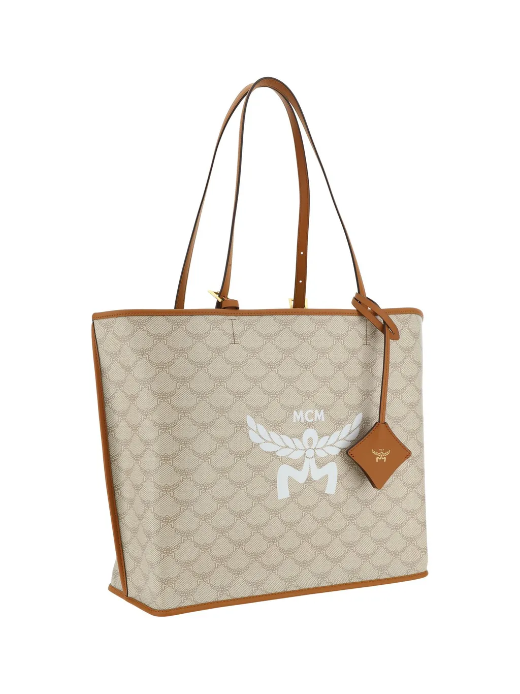 Medium Himmel Lauretos Logo Printed Tote Bag