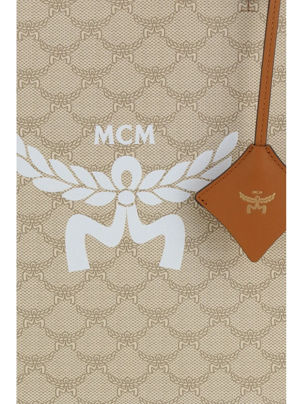 Medium Himmel Lauretos Logo Printed Tote Bag