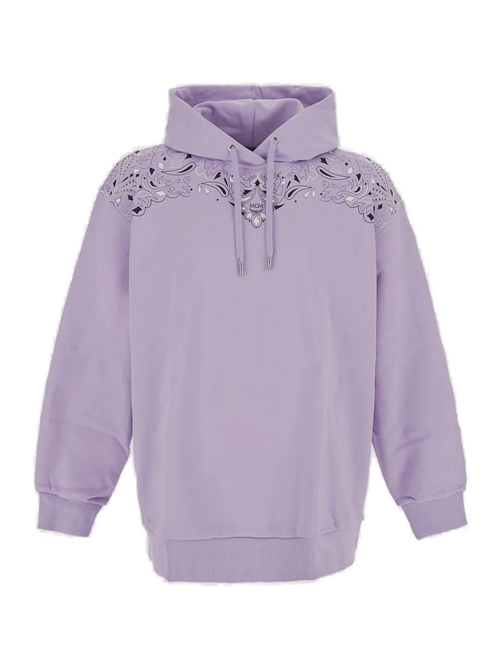 Graphic Printed Drawstring Hoodie