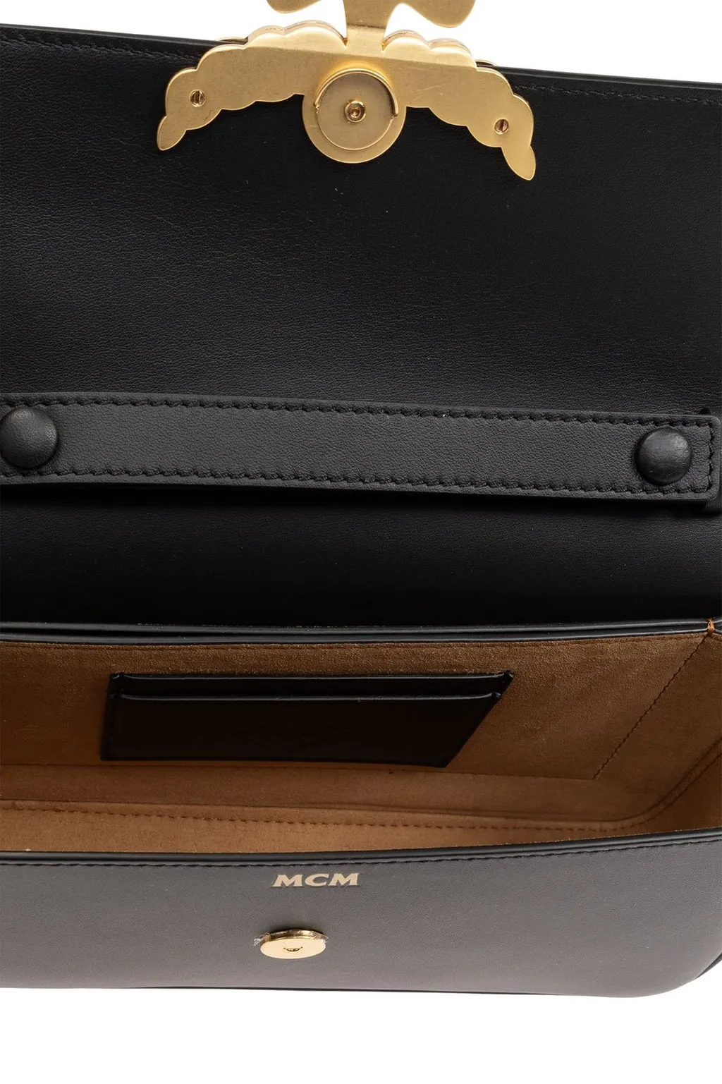 Logo Plaque Small Himmel Shoulder Bag